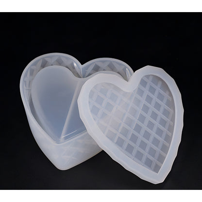 Heart-Shaped Lidded Box Silicone Mould image 3