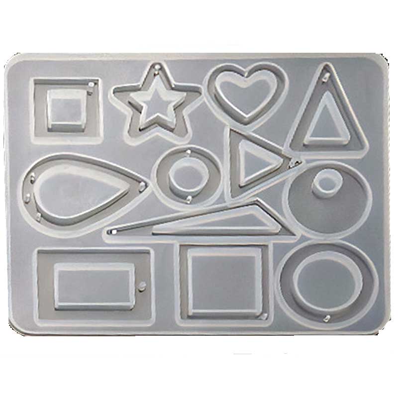 Mixed Geometry Pendant Silicone Mould image 0