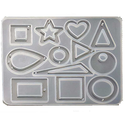 Mixed Geometry Pendant Silicone Mould image 0