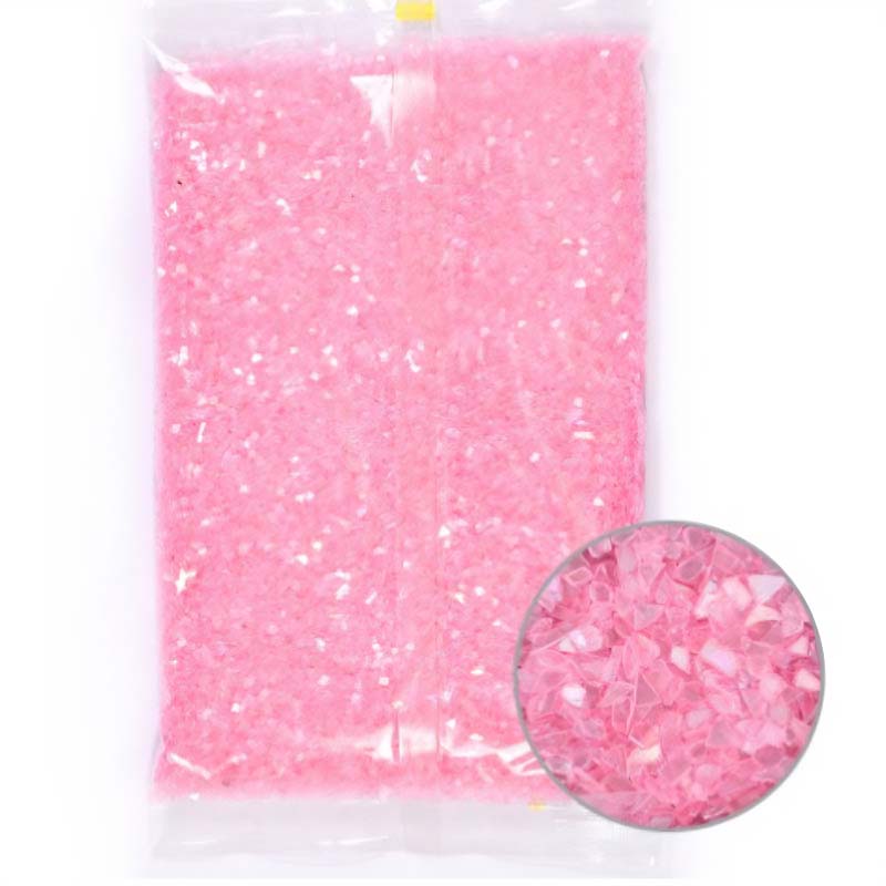 Pink Glass Flakes (450g) RS2012 image 0