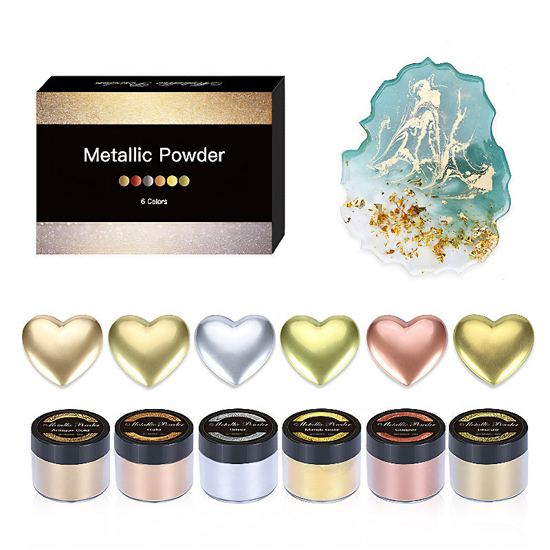 Resin Studio Metallic Pigment Colour Set (20ml) image 5