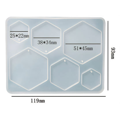 Hexagon Jewellery Silicone Mould image 1