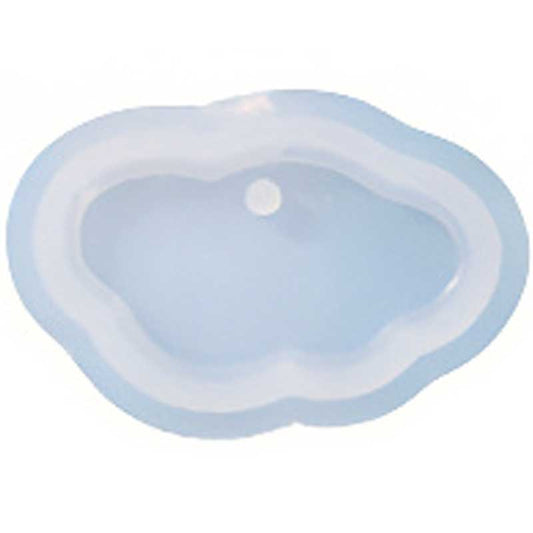 Cloud Pendant Silicone Mould 58mm x 39mm image 0