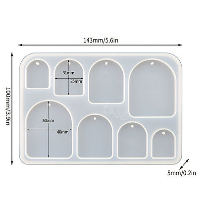 Arch Pendant Silicone Mould image 0