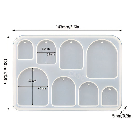 Arch Pendant Silicone Mould image 0