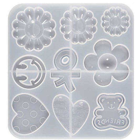 Mini Decorative Shape Silicone Mould image 0