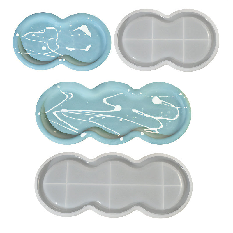 Double Oval Silicone Mould image 1
