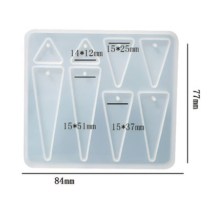 Triangle Jewellery Silicone Mould image 1