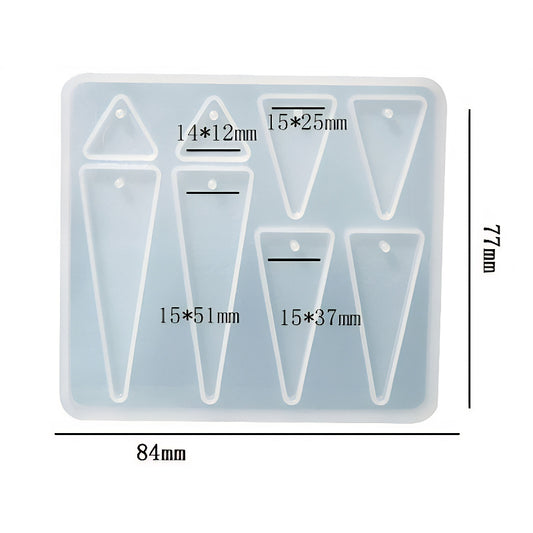 Triangle Jewellery Silicone Mould image 1