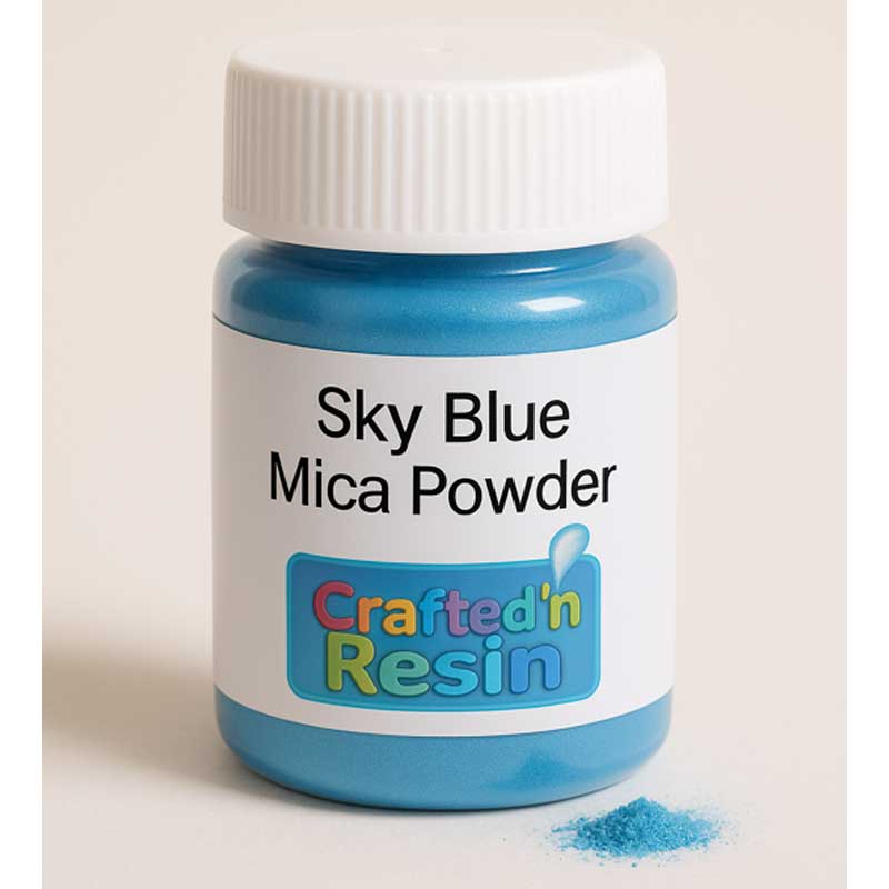 Sky Blue Mica Powder image 0