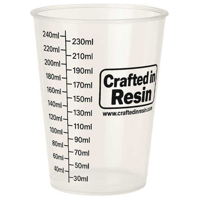 Crafted in Resin Mixing Cups (8oz - 240ml) (10pk) image 0