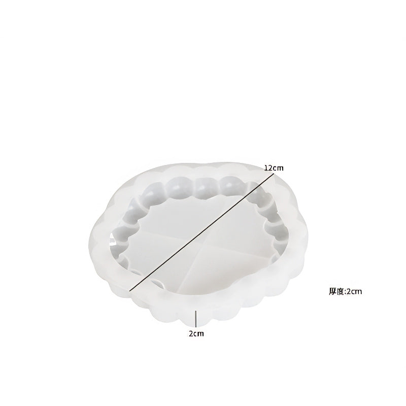 Round Jewellery Tray Silicone Mould image 1
