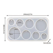 Round Pendant Silicone Mould image 0