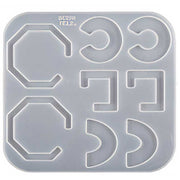 Geometric Letter Charm Silicone Mould image 0