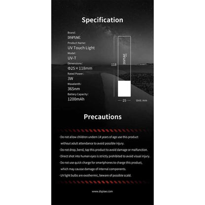 DSPIAE Ultraviolet Flashlight UV‑T image 7