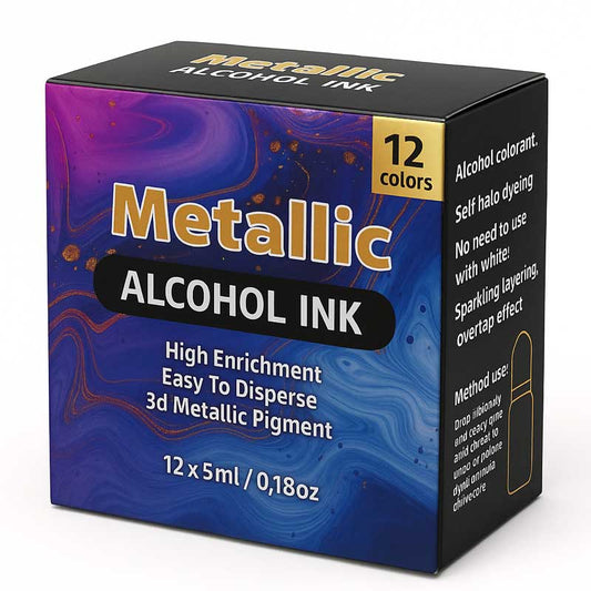 Metallic Alcohol Ink (12 x 5ml) image 0