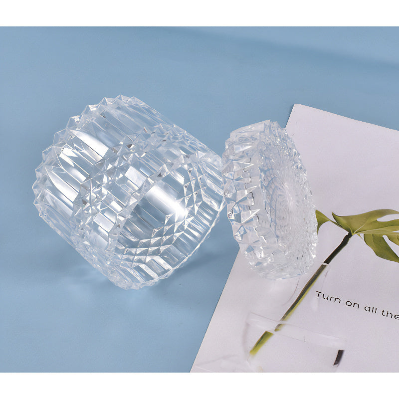 Faceted Lidded Jar Silicone Mould image 4