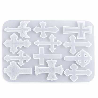 Cross Shape Silicone Mould image 0