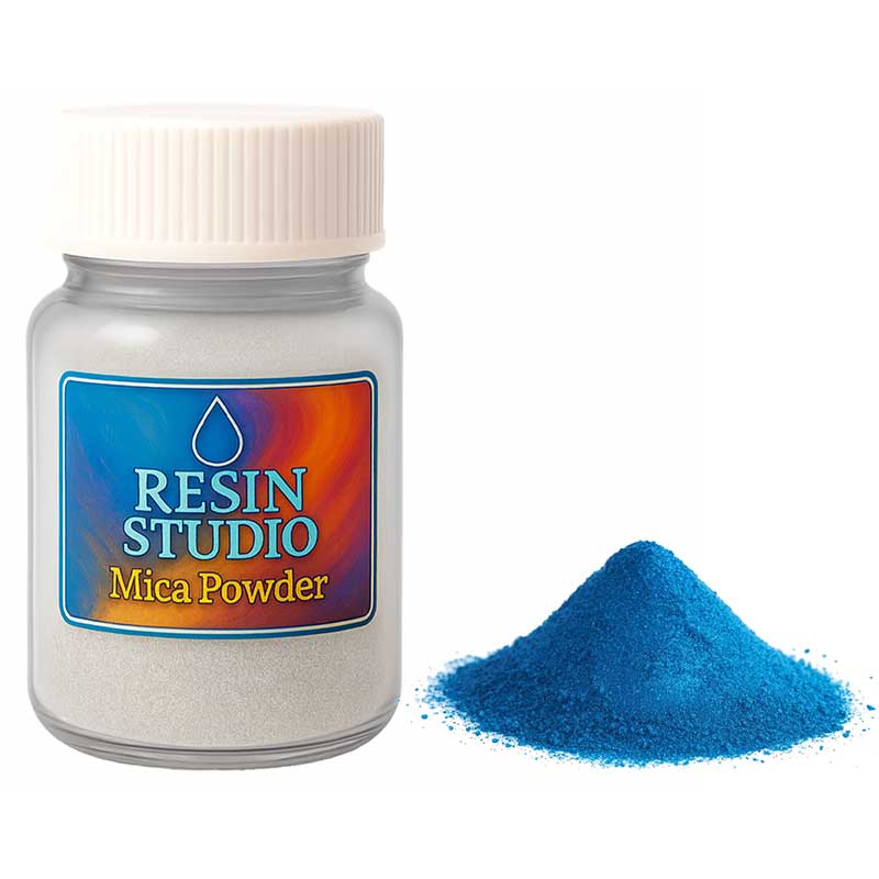 Brilliant Blue Mica Powder image 0