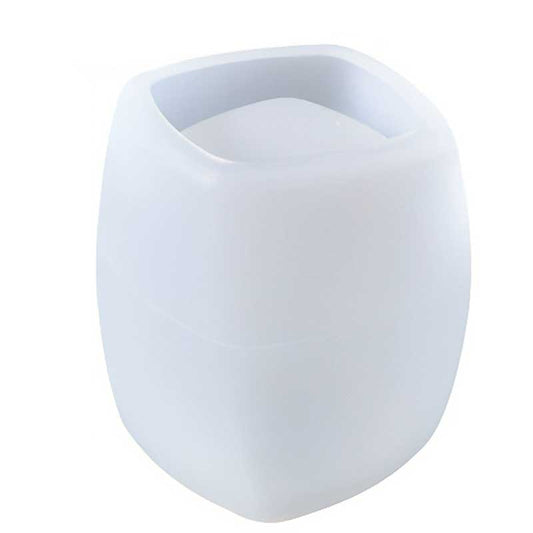 Square Tilted Pot Silicone Mould 76mm x 97mm image 0