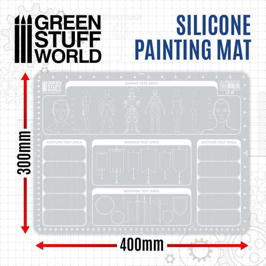 Green Stuff World Silicone Painting Mat (600x400mm) 2713 image 1