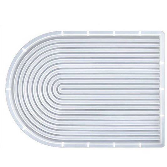 Arched Ribbed Tray Silicone Mould (330mm) image 0