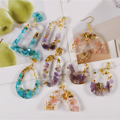 Mixed Oval and Rectangle Charm Silicone Mould image 1