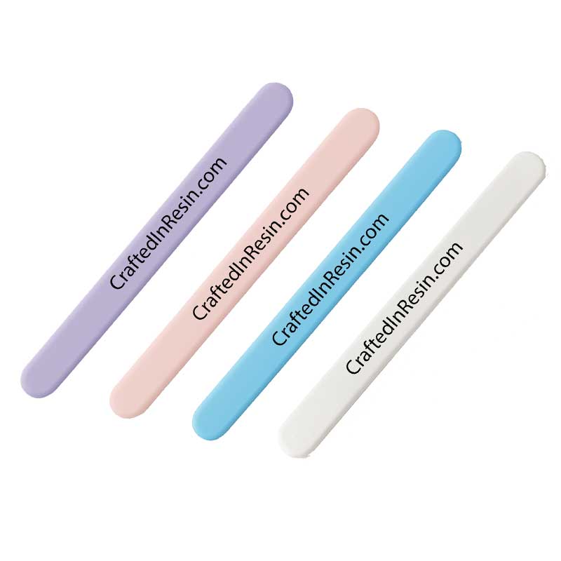 Crafted in Resin Silicone Stirring Sticks (Set of 4) image 1