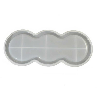 Tripple Oval Silicone Mould image 0