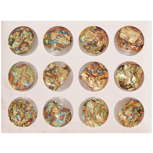 12 Pot Chameleon Metallic Flake Set RS2037