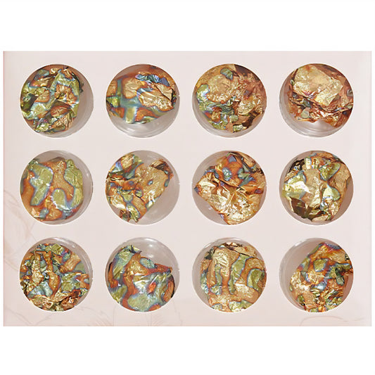 12 Pot Chameleon Metallic Flake Set RS2037 image 0