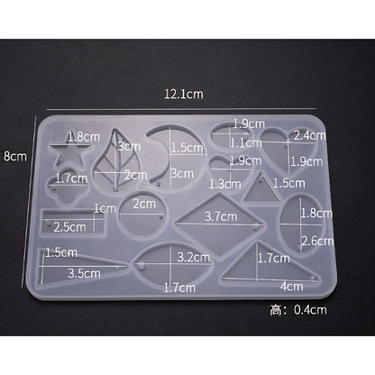 Mixed Shape Pendant Silicone Mould image 1