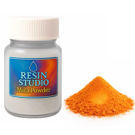 Deep Dry Orange Mica Powder image 0