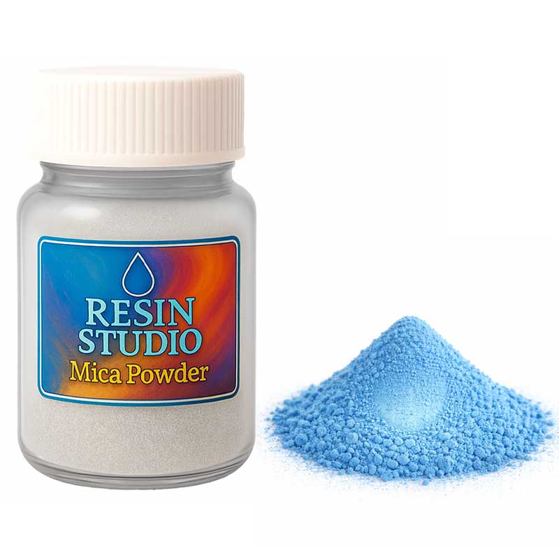 Glitter Blue Mica Powder image 0