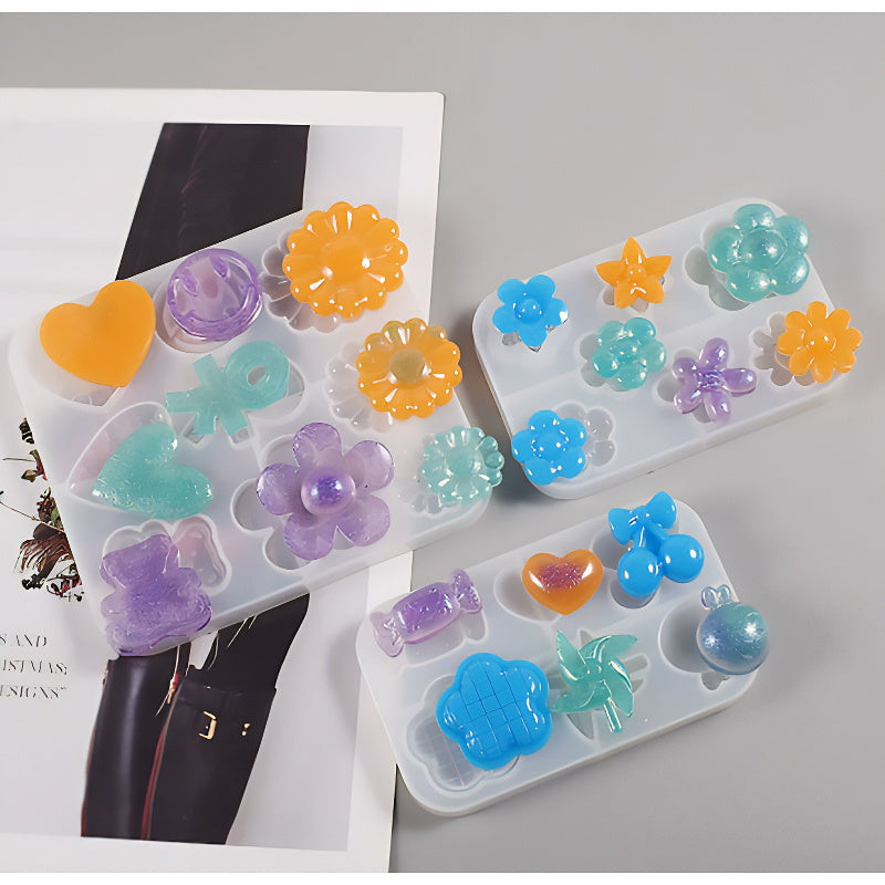 Mini Decorative Shape Silicone Mould image 3