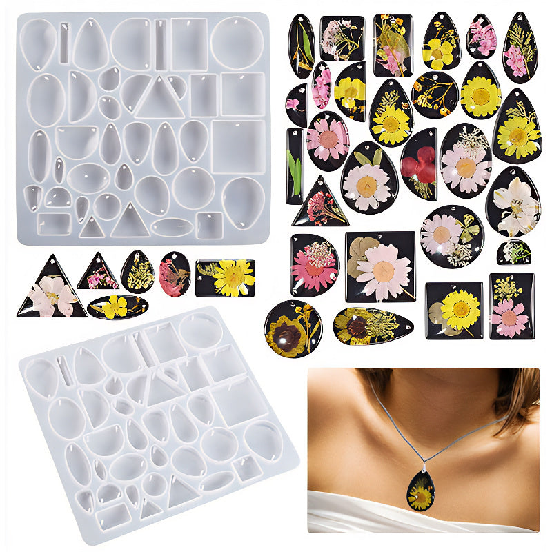 Mixed Shape Pendant Silicone Mould Tray image 4