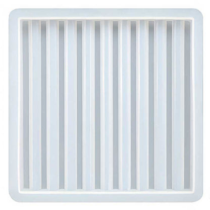 Square Ribbed Tray Silicone Mould image 0