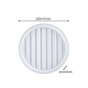 Round Ribbed Tray Silicone Mould