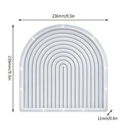 Arched Ribbed Tray Silicone Mould (236mm)