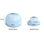Ribbed Round Container Silicone Mould