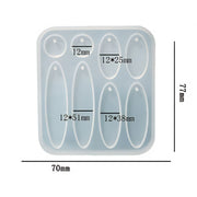 Elongated Oval Jewellery Silicone Mould