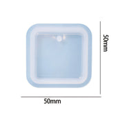 Square Pendant Silicone Mould 50mm x 50mm