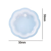 Scalloped Square Pendant Silicone Mould 50mm x 50mm