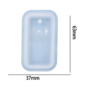Rectangle Pendant Silicone Mould 63mm x 37mm