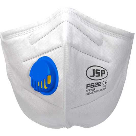 Disposable Fold Flat FFP2V Mask with Valve F622 JSP image 0