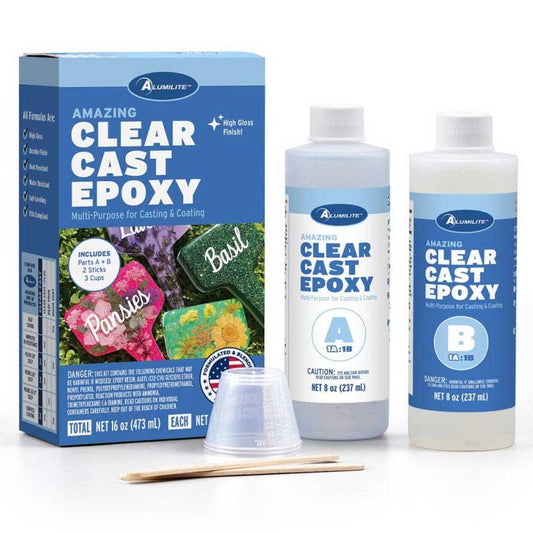 Alumilite Amazing Clear Cast Epoxy Resin (8oz) image 0