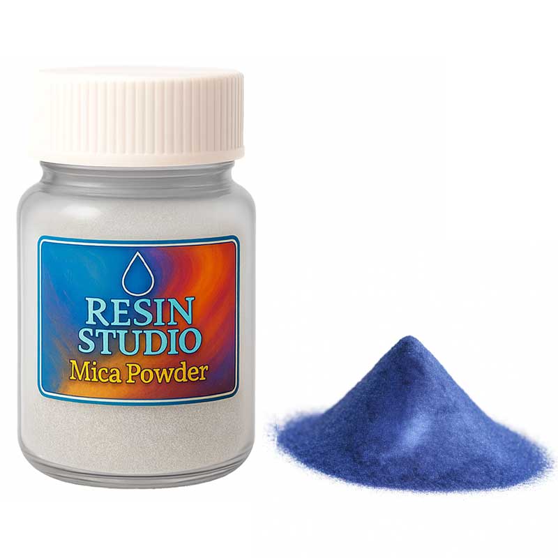 Pearl Blue Mica Powder image 0