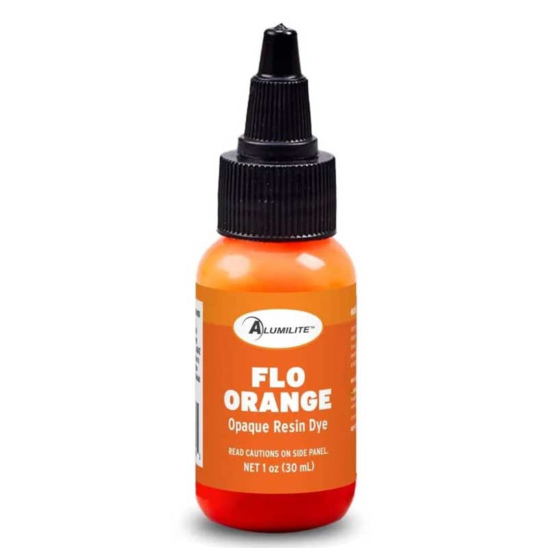 Alumilite Fluorescent Orange Liquid Epoxy Dye (1oz) image 0