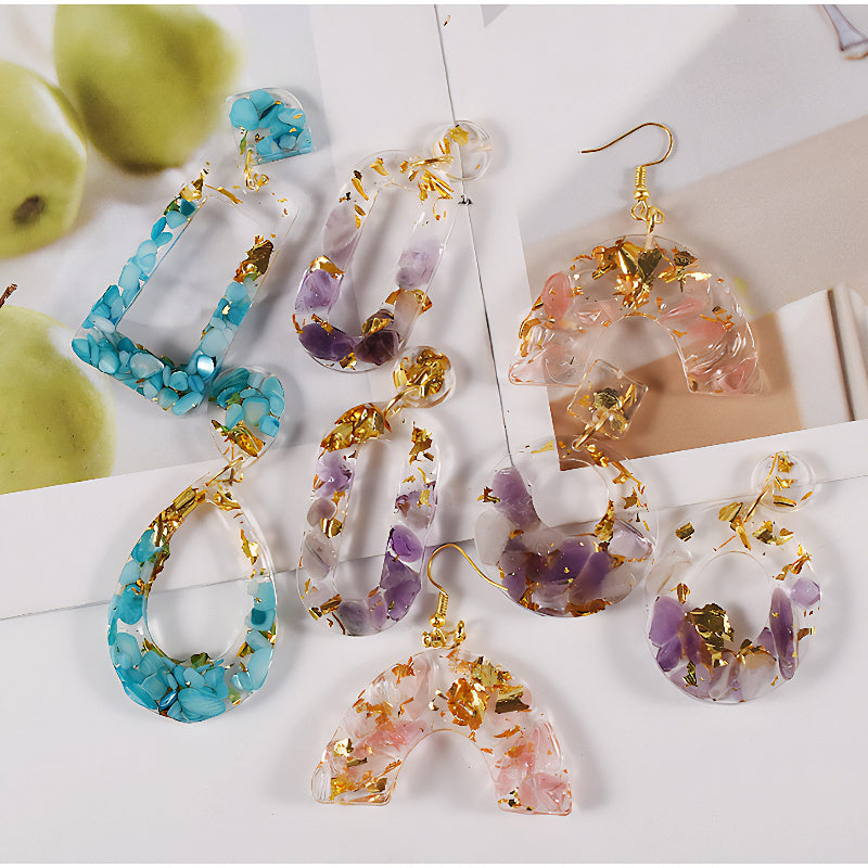 Geometric Letter Charm Silicone Mould image 4