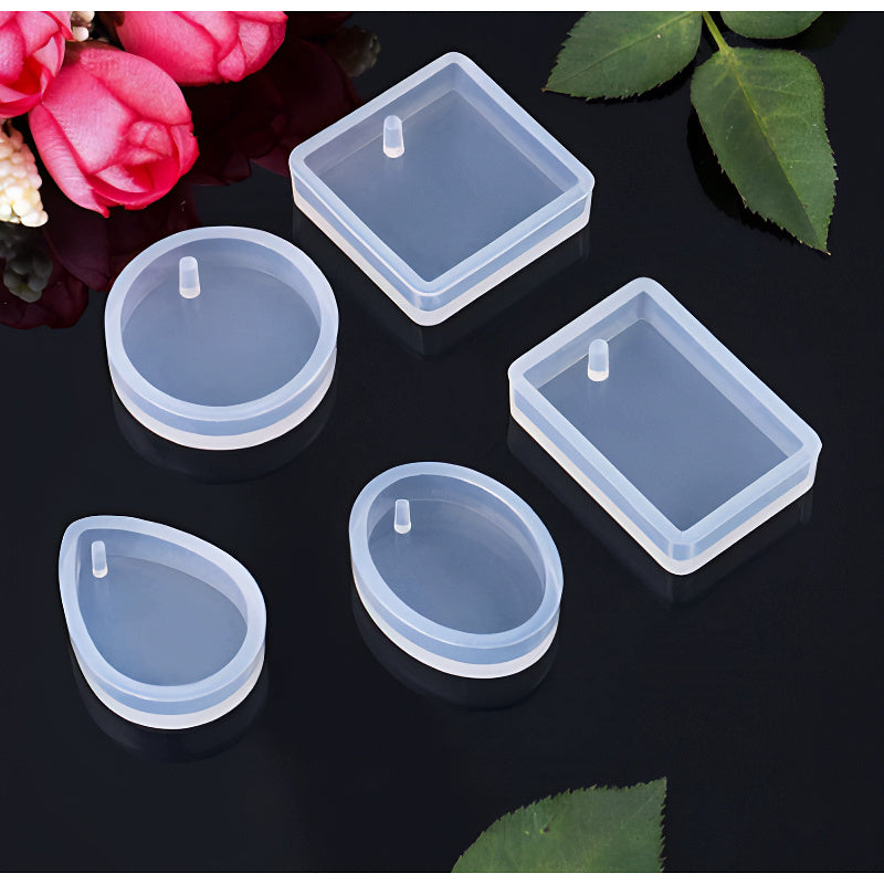 Small Pendant Shape Silicone Mould Set image 4